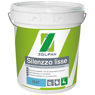 Peinture minérale lisse à base de potassium - Silenzzo Lisse