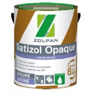 Lasure acrylique opaque satinée: Satizol Opaque - Zolpan