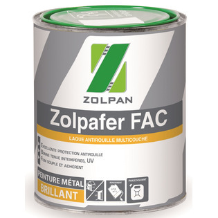Laque antirouille multicouche: Zolpafer Fac Brillant - ZOLPAN